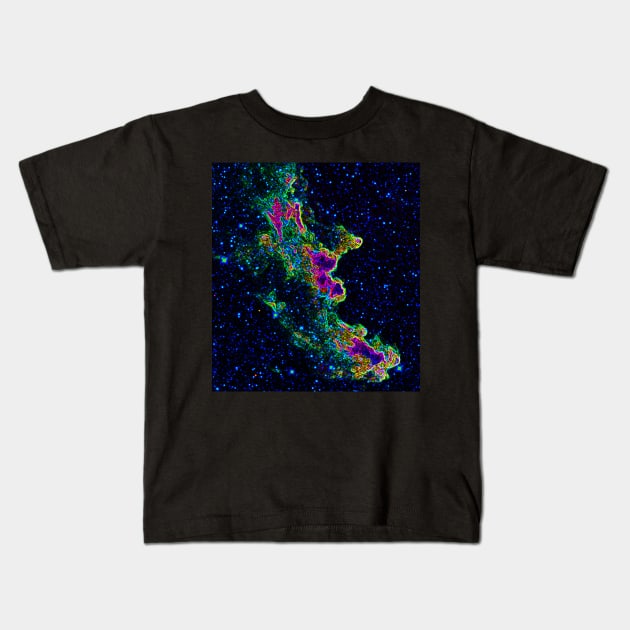 Black Panther Art - Glowing Edges 597 Kids T-Shirt by The Black Panther